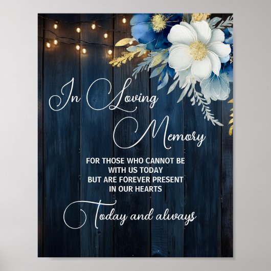 Poster Dans Love Memory String Lumière Floral Memorial (Devant)