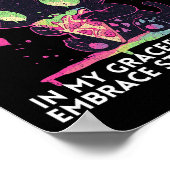 Poster Dans Ma Bande gracieuse, J'Embrasse Le Chat Élégan (Coin)