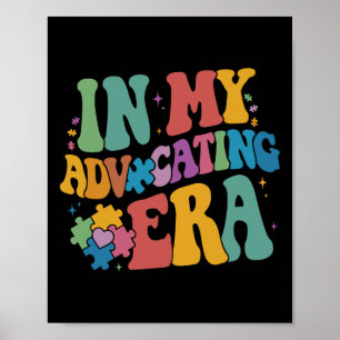 Poster Dans ma défense de la Sensibilisation sur l'autism