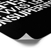 Poster Dans ma défense, on m'a laissé sans surveillance p (Coin)