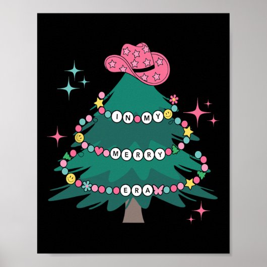 Poster Dans Ma Joyeuse Époque Noël Noël Noël Noël Arbre O (Devant)