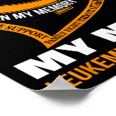 Poster Dans ma mémoire de ma mère LEUKEMIA AVERITÉ (Coin)