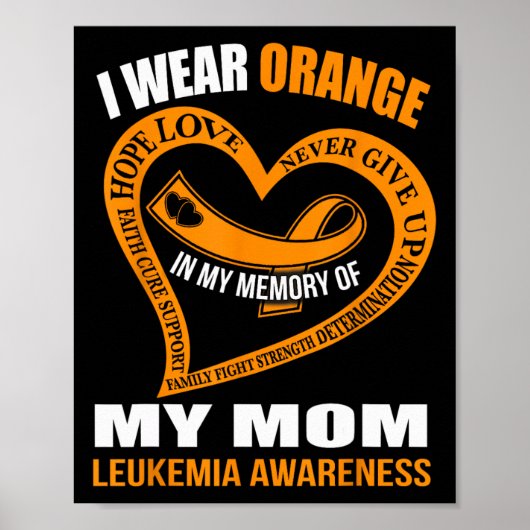 Poster Dans ma mémoire de ma mère LEUKEMIA AVERITÉ (Devant)