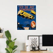 Poster Dans mon avion (Bureau à domicile)