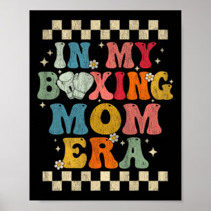 Poster Dans Mon Boxe Maman Era Retro Super Boxe Fonds Cad