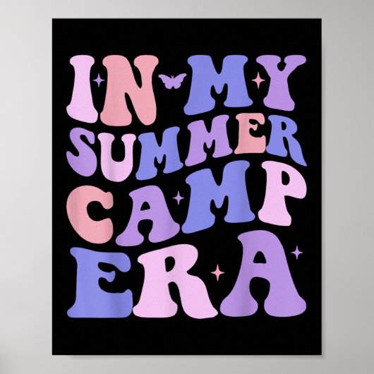 Poster Dans Mon Époque De Camp D'Été Campi De Vacances D' (Devant)