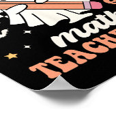 Poster Dans Mon Époque De Professeurs De Maths Éffrayants (Coin)