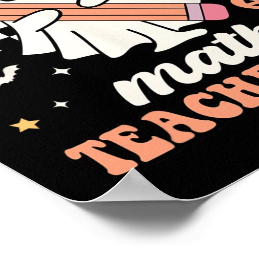 Poster Dans Mon Époque De Professeurs De Maths Éffrayants (Coin)