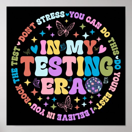 Poster Dans Mon Époque De Test Les Étudiants Font Le Test (Devant)