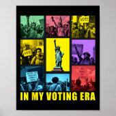 Poster Dans Mon Époque De Vote Harris Wheimer 2024 (Devant)