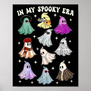 Poster Dans Mon Époque Éffrayante Fantôme Super Halloween