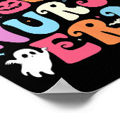 Poster Dans Mon Époque Éffrayante Infirmière Halloween In (Coin)