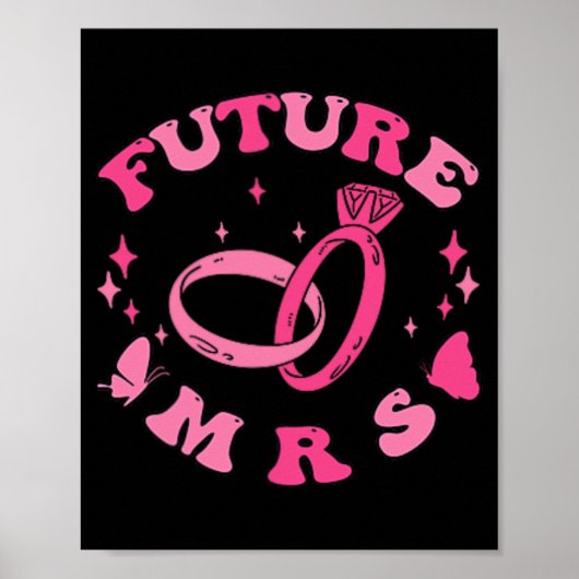 Poster Dans Mon Époque Engagée Super Mariée Bachelorette  (Devant)
