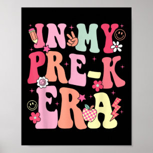 Poster Dans Mon Époque Prék Mignonne Enseignant Kid Retou