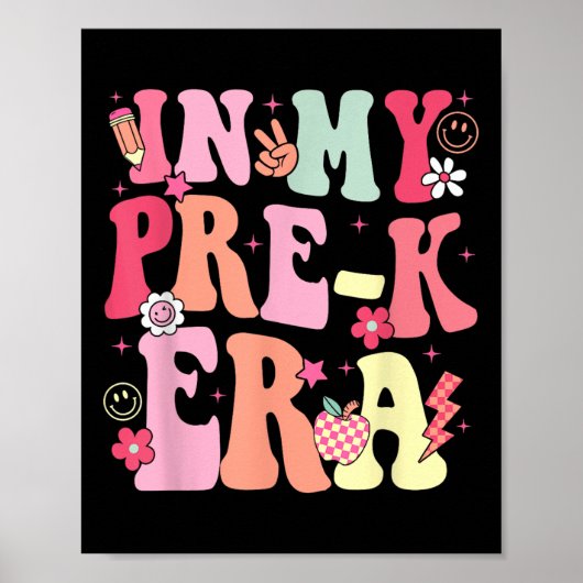 Poster Dans Mon Époque Prék Mignonne Enseignant Kid Retou (Devant)