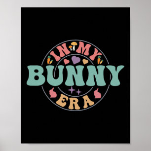 Poster Dans Mon Ere Bunny Super Joyeux Rabbit de Pâques