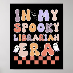 Poster Dans mon ère de bibliothèque Éffrayante Ghost Hall