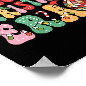 Poster Dans Mon ère de Noël Mignonne Noël Vacances Super (Coin)