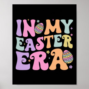 Poster Dans Mon Ere De Pâques Femmes Filles Enfants Joyeu