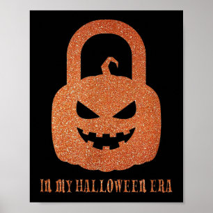 Poster Dans mon ère d'Halloween, citrouille Show girl Drô