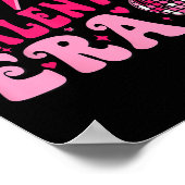 Poster Dans Mon Ère Valentine Mignonne Valentines Filles (Coin)