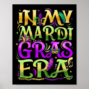 Poster Dans Mon Festival Mardi Gras Era Fête Carnaval Fêt