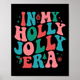 Poster Dans Mon Holly Xmas Jolly Para Era Retro Christmas