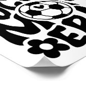 Poster Dans Mon Soccer Maman Era Funny Mama Fête des mère (Coin)