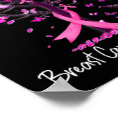 Poster Dans October We Wear Pink Ribbon Tree Breast Cance (Coin)