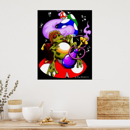 Poster ...dans Toadstool Meadows (après la nuit) (Cuisine)