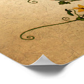 Poster "Dans tout ce qui donne merci" Thanksgiving Citrou (Coin)