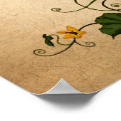 Poster "Dans tout ce qui donne merci" Thanksgiving Citrou (Coin)