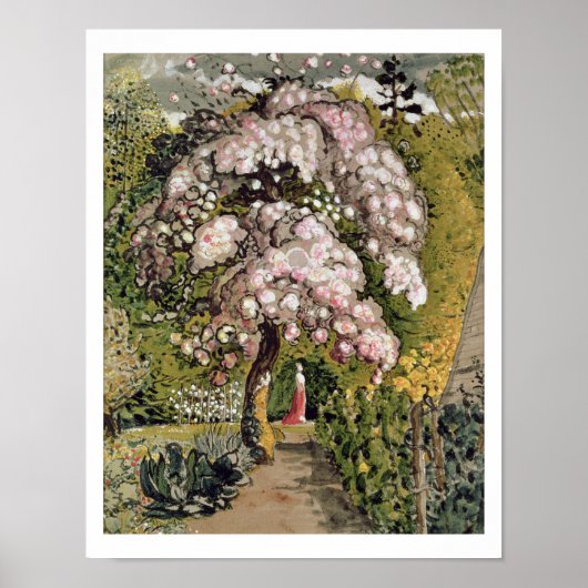 Poster Dans un jardin de Shoreham (w/c) (Devant)