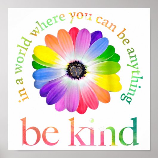 Poster Dans Un Monde Où L'On Peut Être N'Importe Quoi (Devant)