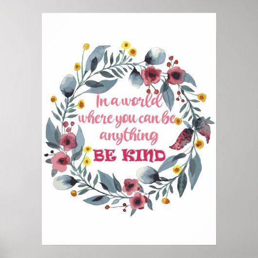 Poster Dans un monde où l'on peut être n'importe quoi (Devant)