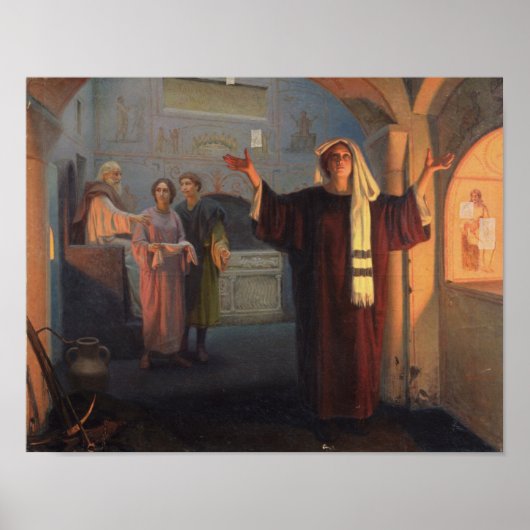 Poster Dans une catacombe, 1900 (Devant)