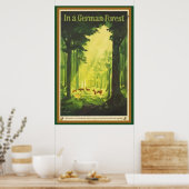 Poster Dans une forêt allemande (Cuisine)