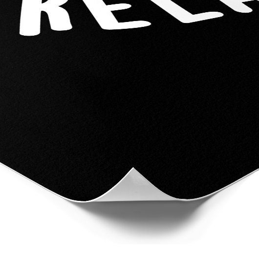 Poster Dans Une Puce De Relation Sérieuse Drôle Pun De No (Coin)