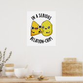 Poster Dans une relation sérieuse -chip Drôle de jeu de m (Cuisine)