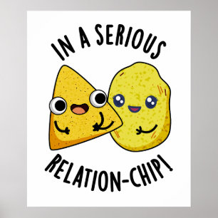 Poster Dans une relation sérieuse -chip Drôle de jeu de m