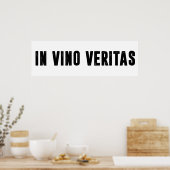 Poster dans vino veritas (Cuisine)