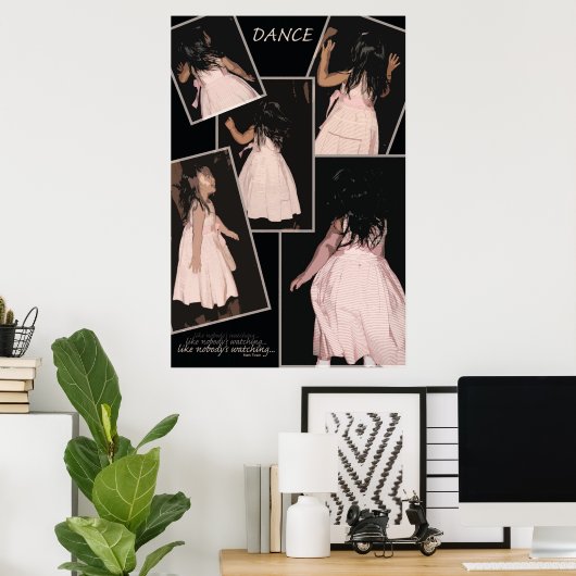 Poster Danse... (Bureau à domicile)