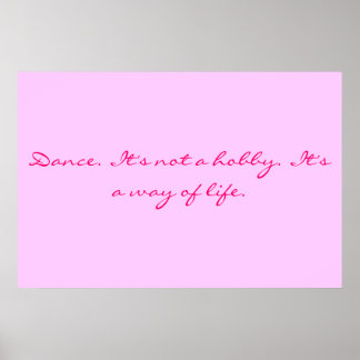 Poster Danse