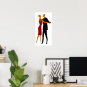 Poster danse (Bureau à domicile)
