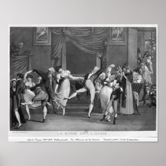 Poster Danse, 1809 (Devant)