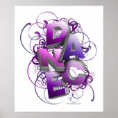 Poster Danse 3D (été) (Devant)