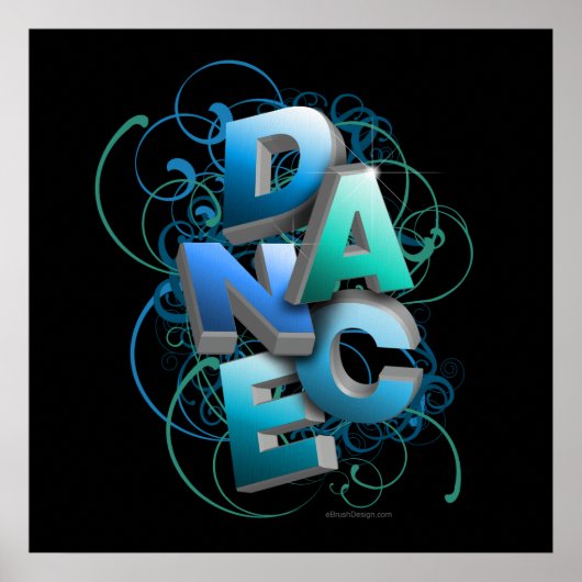 Poster Danse 3D (printemps) (Devant)