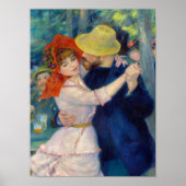 Poster Danse à Bougival, Couple de Pierre-Auguste Renoir (Devant)