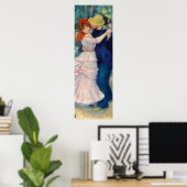 Poster Danse à Bougival par Pierre-Auguste Renoir (Bureau à domicile)