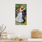 Poster Danse à Bougival par Pierre Renoir (Cuisine)
